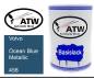 Preview: Volvo, Ocean Blue Metallic, 458: 500ml Lackdose, von ATW Autoteile West.